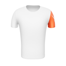 Load 3D model into Gallery viewer, Product mockup of the Swivel Bottle Technical Trainer shirt.