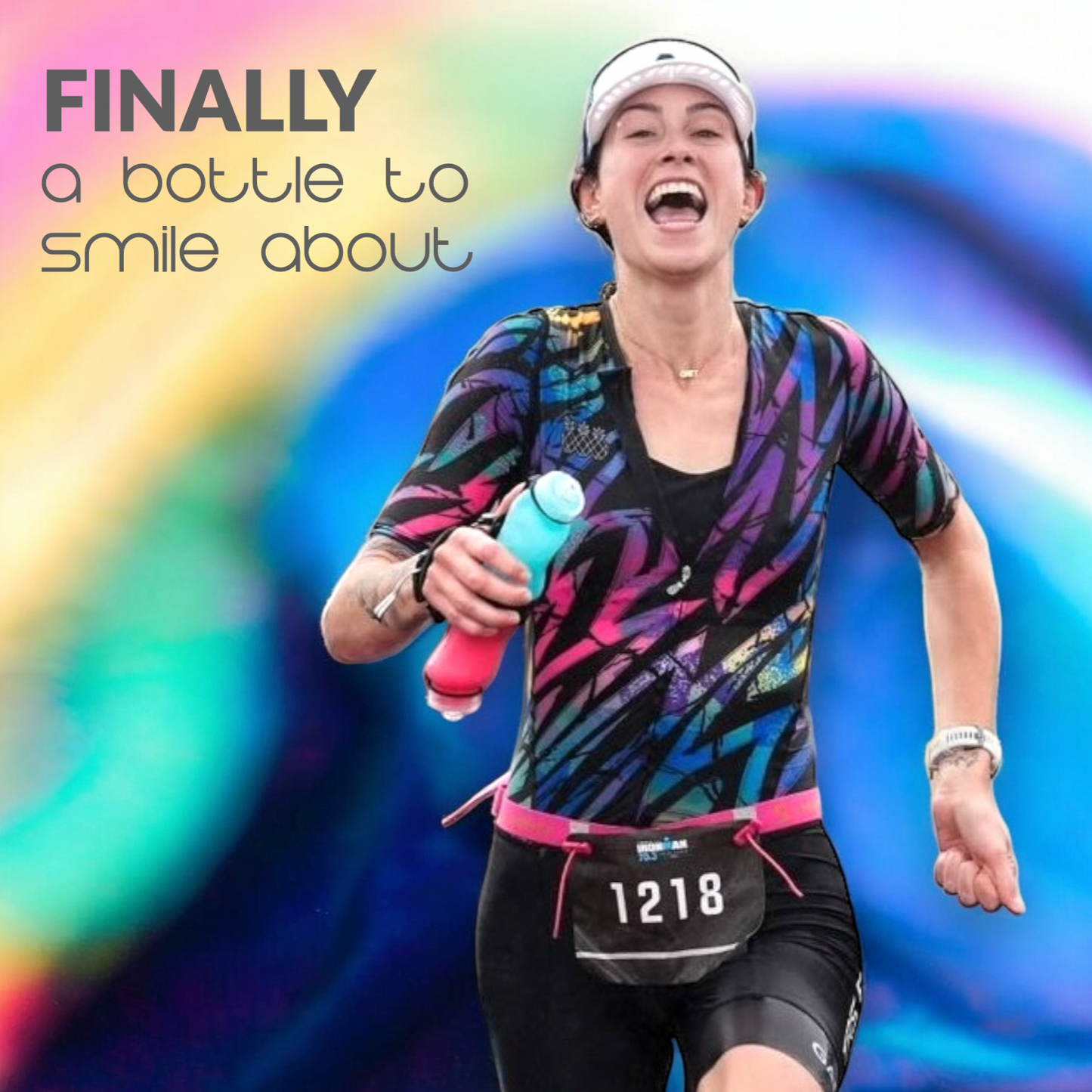 Swivel Bottle Prismatic Assortment is a bottle to smile about.