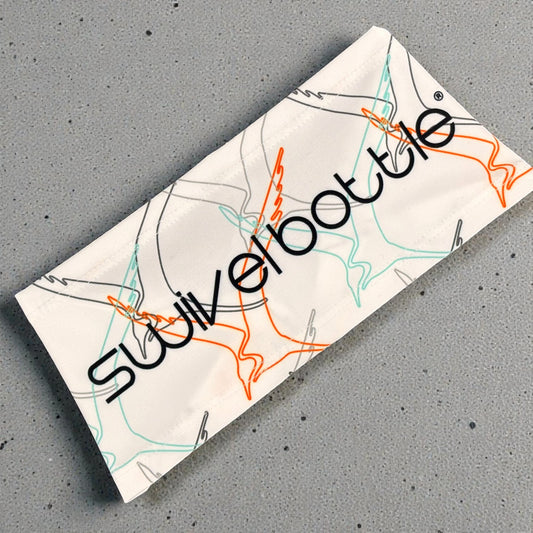 image of headband with swivel bottle text 