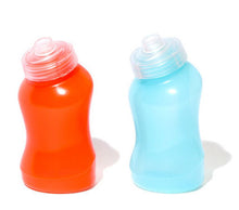 Load image into Gallery viewer, Swivel Bottle features 2 separate 8-ounce bottles which allows the user to carry 2 different fluids in 1 hand.
